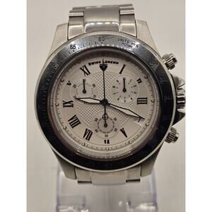 Swiss Legend Stainless Steel Chrinograpgh Men's Watch. 6.75" Band.